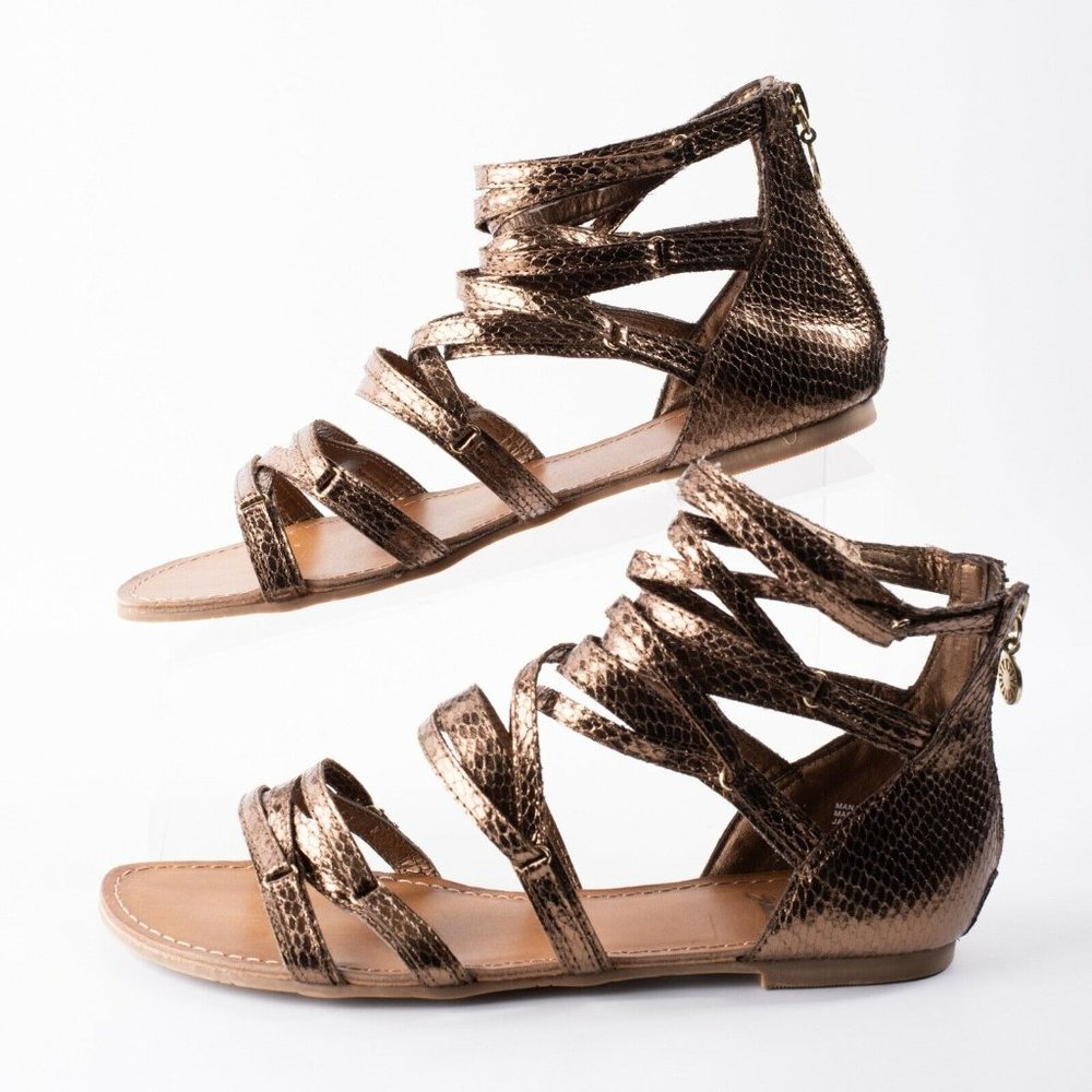Yellow Box Womens Jacky Flat Gladiator Sandals S8 - Picture 5 of 8